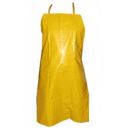 Yellow apron, heavy plastic